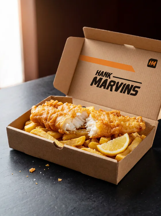 Fish & chips from Hank Marvins
