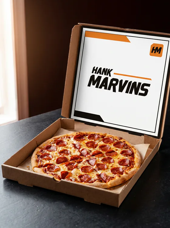 Pizza from Hank Marvins